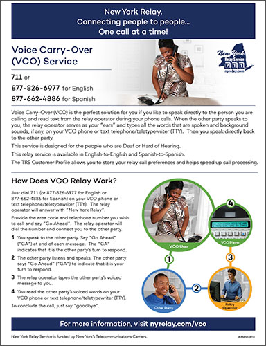 Voice Carry-Over (VCO)